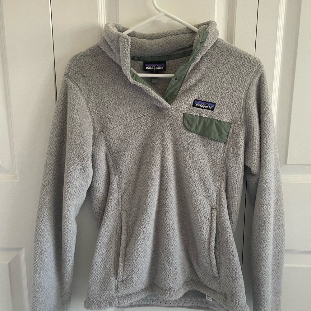 Patagonia Gray Fleece Pullover